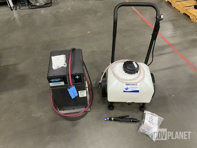 (1) BBI BB24-200-E3 Battery Charger & (1) BWT Aqua Sub Jr Watering Cart