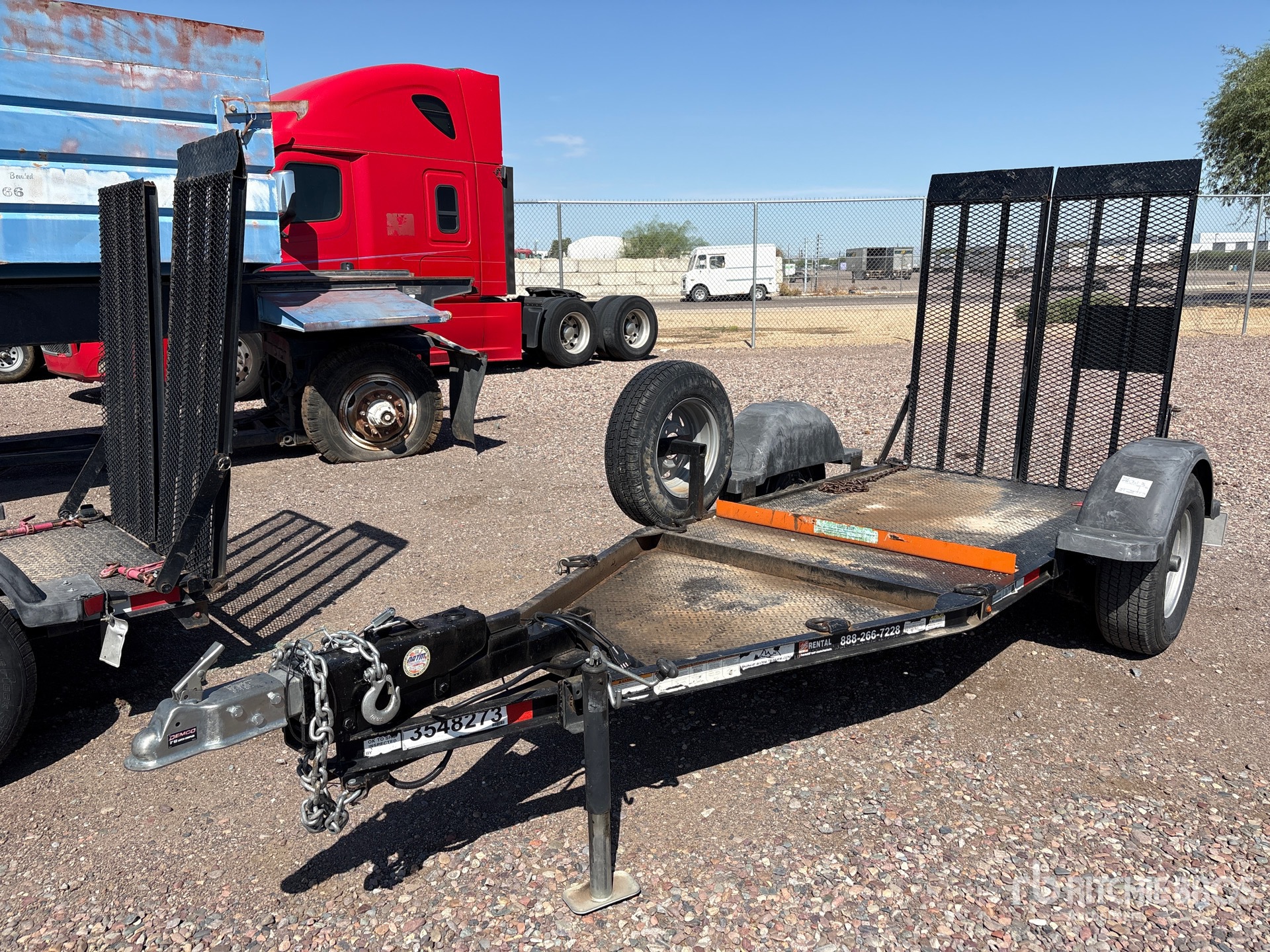 2019 Snake River 614SLTD 7 ft S/A Equipment Trailer