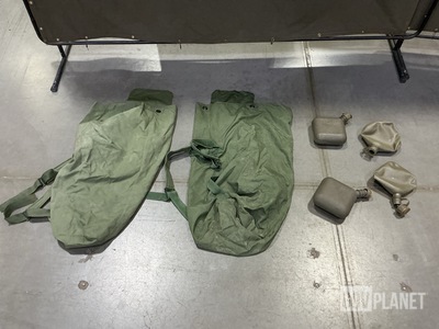 (98) Duffel Bags & (100) Water Canteens