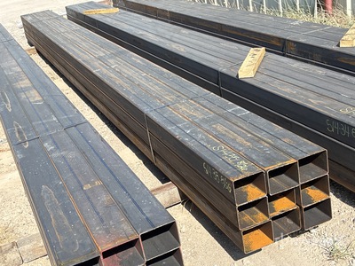 Quantity of (9) 5 in x 4 in x 20 ft 11 GA Rectangle Tubing (Unused)