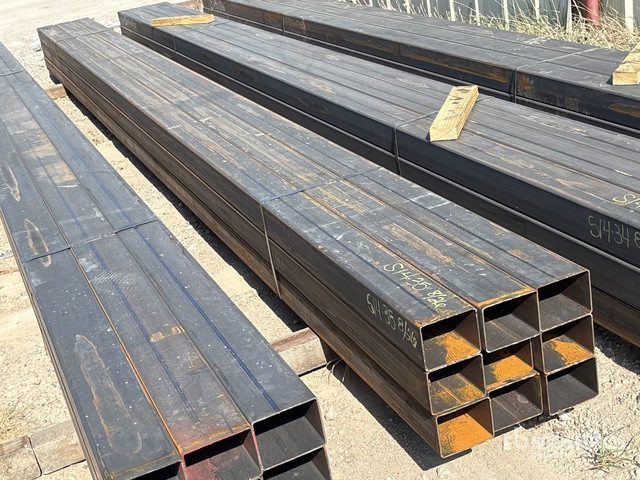 Quantity of (9) 5 in x 4 in x 20 ft 11 GA Rectangle Tubing (Unused)