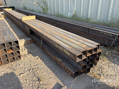 Quantity of (20) 2 1/2 in x 2 1/2 in 11 GA Square Tubing (Unused)