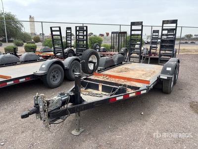 2022 MMDI 12 ft T/A Equipment Trailer