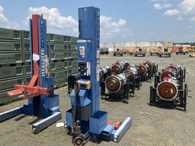(2) Interstate Lift & Equipment Company Patriot Mobile Column Lifts
