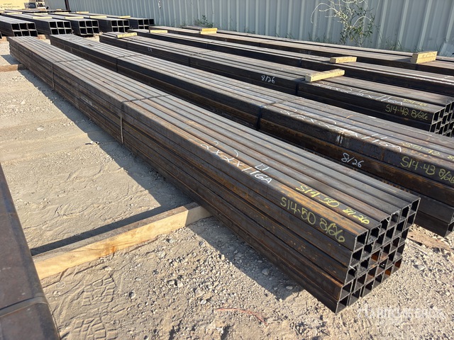 Quantity of (30) 2 in x 2 in x 20 ft 11 GA Square Tubing (Unused)