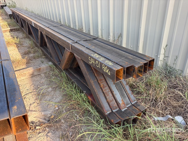 Quantity of (5) 18 in x 20 ft Metal Trusses (Unused)