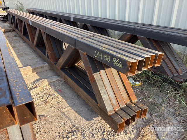 Quantity of (5) 18 in x 20 ft Metal Trusses (Unused)