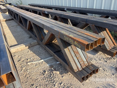 Quantity of (5) 18 in x 20 ft Metal Trusses (Unused)