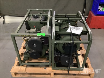 (2) Dewey MEP-531A 2kW Generator Sets