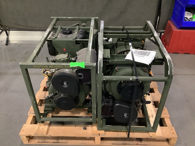 (2) Dewey MEP-531A 2kW Generator Sets