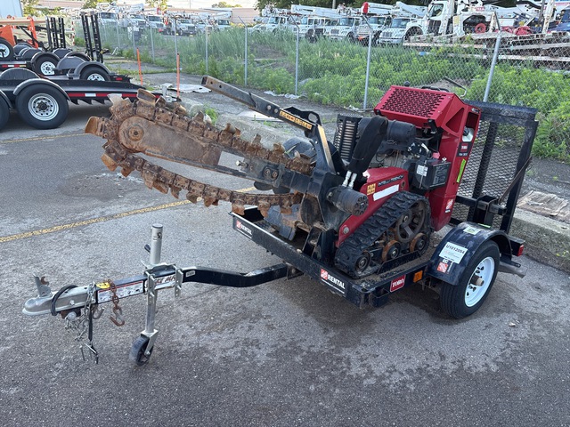 2023 Toro TRX300 Tracked Trencher w/2022 Teske T22979 Trailer