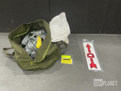 (375) Instruction Plates, (124) Packages of ID Markers & Assorted Items