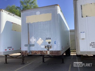 2001 Great Dane 28 ft S/A Van Trailer