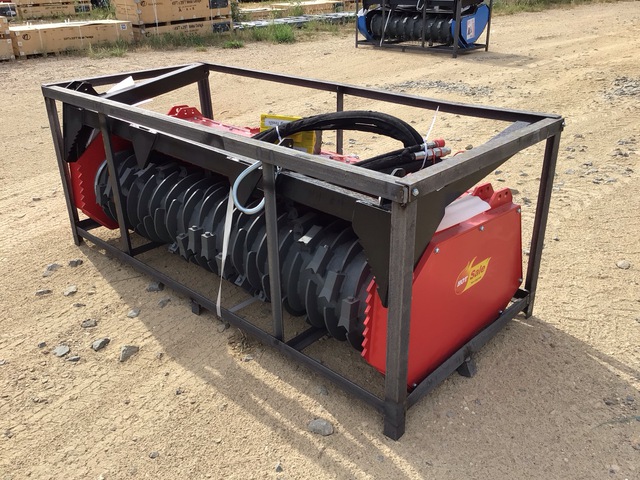 Raytree RMBD72S 72" Skid Steer Drum Mulcher - Unused Raytree RMBD72S 72" Skid Steer Drum Mulcher - Unused