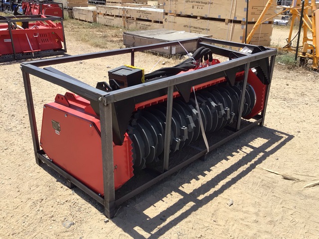 Raytree RMBD72S 72" Skid Steer Drum Mulcher - Unused Raytree RMBD72S 72" Skid Steer Drum Mulcher - Unused