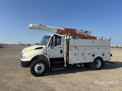 Posi-Plus 200-42-A 42 ft on 2013 International 4400 4x2 Bucket Truck