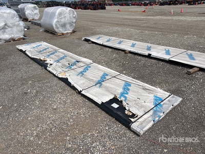 Quantity of (55) 3 ft x 18 ft 29 ga Black Metal Roofing