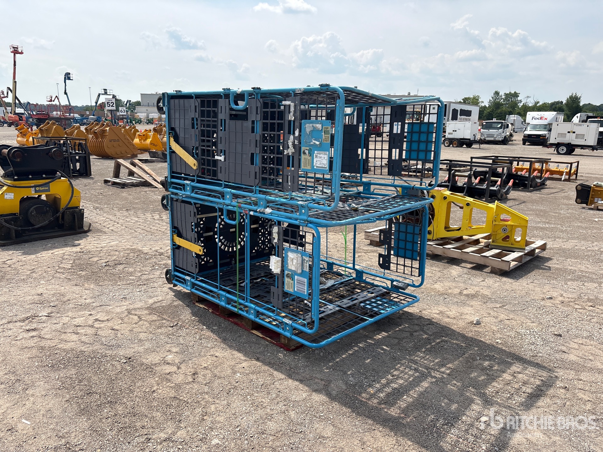Quantity of (2) Roll Cage Carts