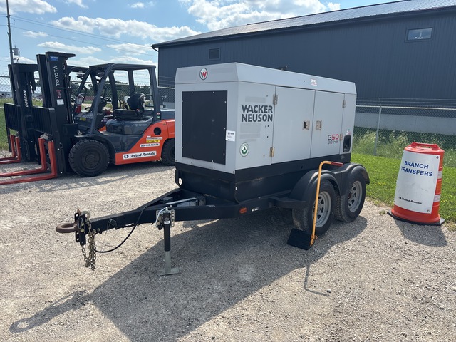2020 Wacker Neuson G50 T4F Mobile Generator Set