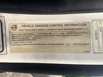 Engine with Emission Label