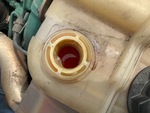 Engine with Cooling System Leaks