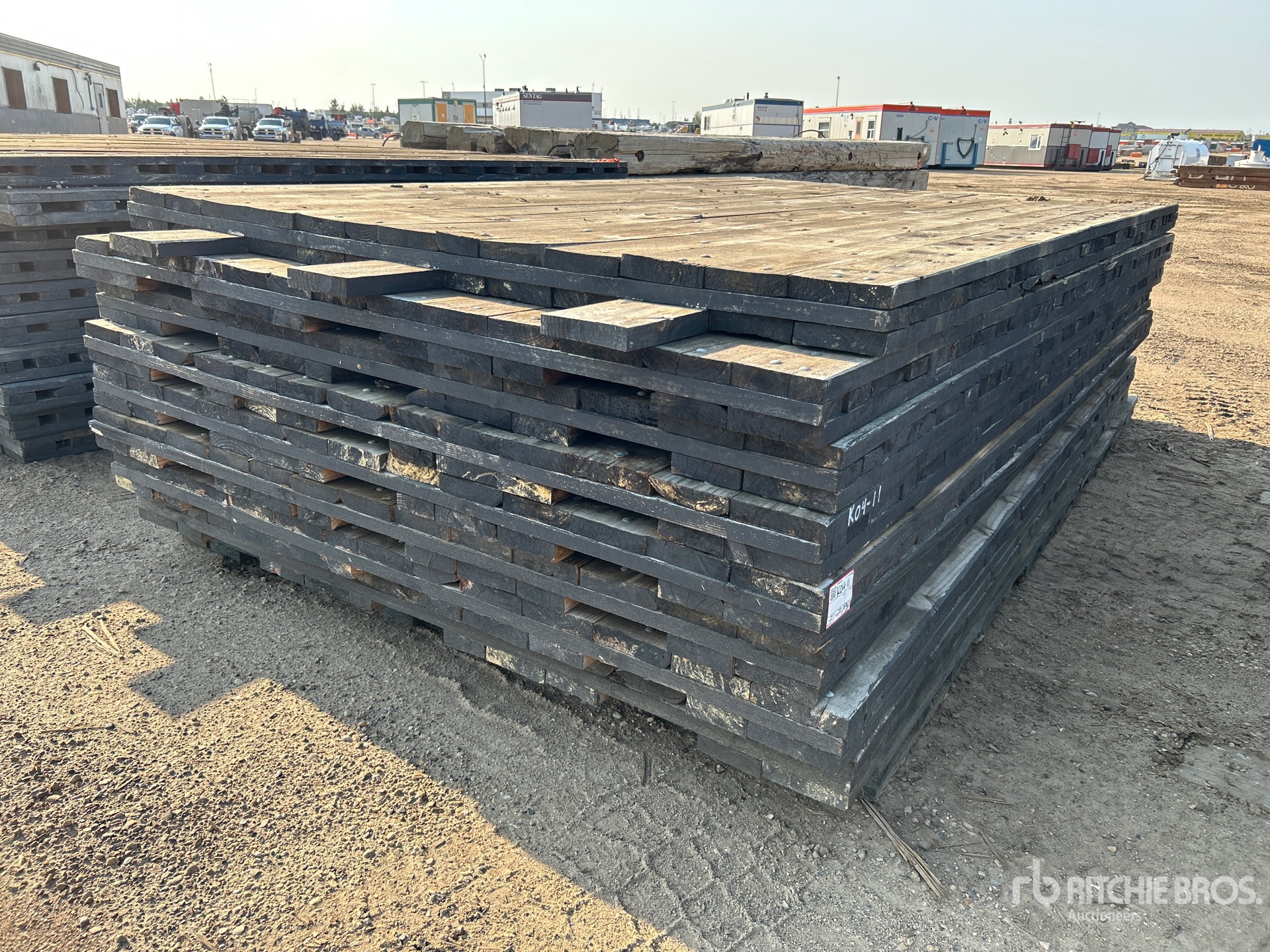 Quantity of (9) 7 ft x 12 ft Wooden Access Site Mats