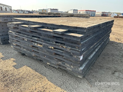 Quantity of (9) 7 ft x 12 ft Wooden Access Site سطح