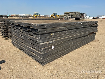 Quantity of (9) 7 ft x 12 ft Wooden Access Site سطح