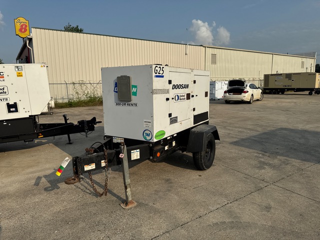 2018 Doosan G25WDO-T4F Mobile Generator Set