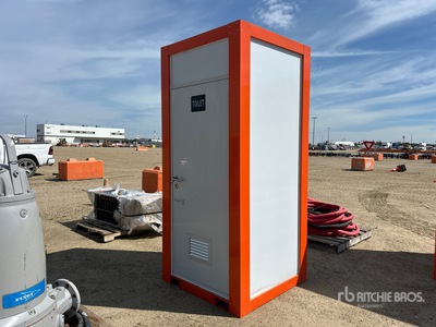 2026 Jobsite 44 in x 44 in 1 Person Skid-Mounted Portable Toilet (Unused)