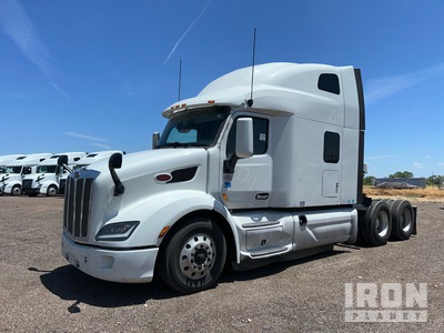2021 Peterbilt 579 6x4 Cabeza Tractora Cabina Dormitorio