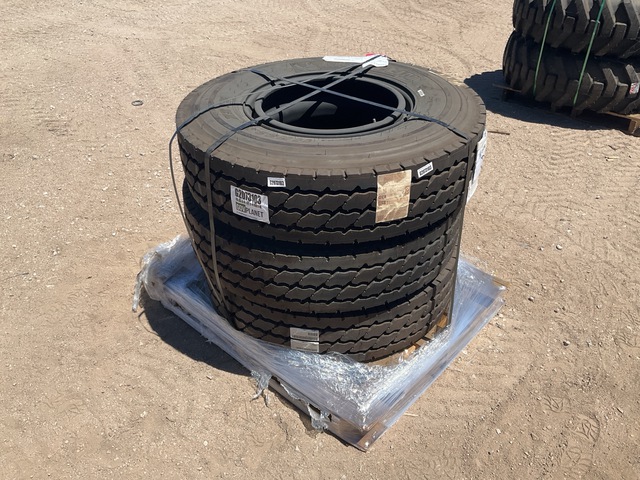 (3) Michelin 11R22.5 Tires w/Wheels