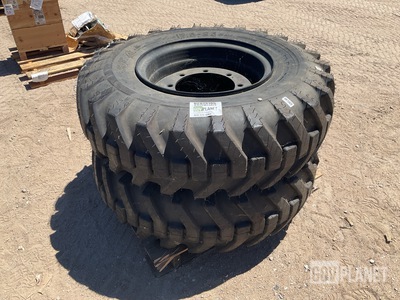 (2) S.T.A. 17.5-25 Tires w/Wheels