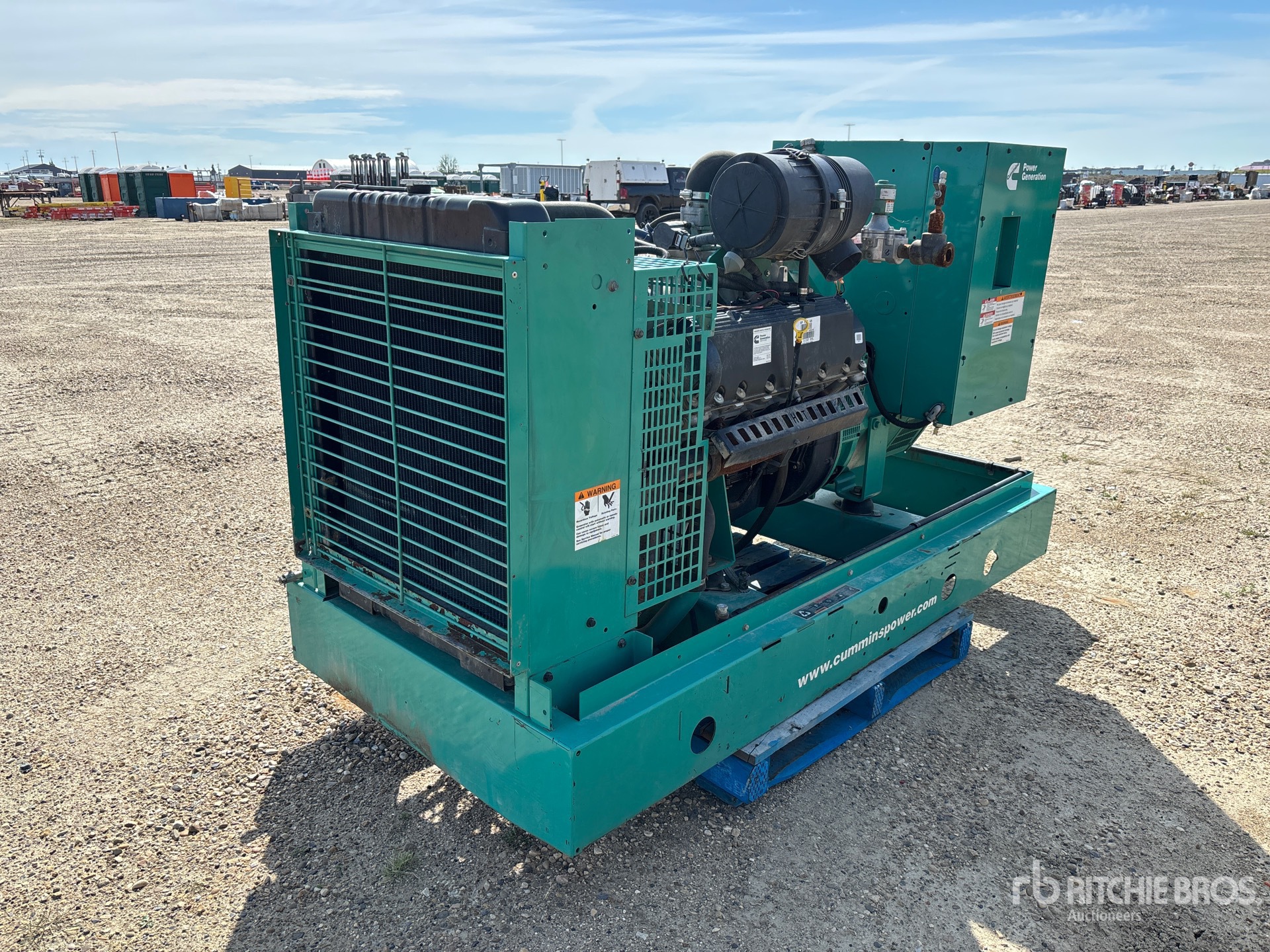 Stamford GGHE-7062328 75 kW Skid-Mounted Generator Set