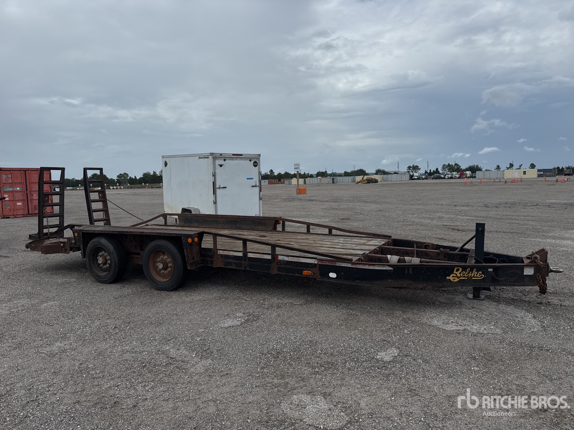 2012 Belshe BF11 20 ft T/A Equipment Trailer