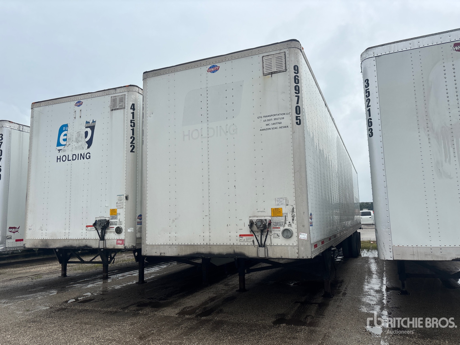 2020 Utility VS2DX 53 ft x 102 in T/A Van Trailer