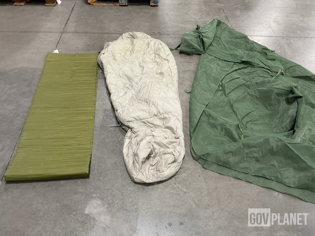 (23) Self-Inflating Sleeping Mats, (9) Sleeping Bags & Assorted Items