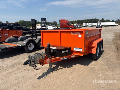 2025 Pratt EZD11762 16 ft T/A Remolque Bañera Ligero