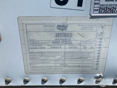 2016 Wabash DVCVHPC 53 ft x 102 in T/A Remorque fourgon