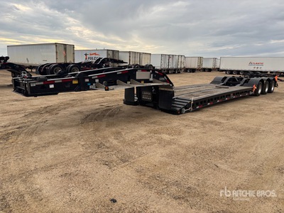 2023 Aspen 65 ton Tri/A Removable Gooseneck Lowboy Trailer (Unused)