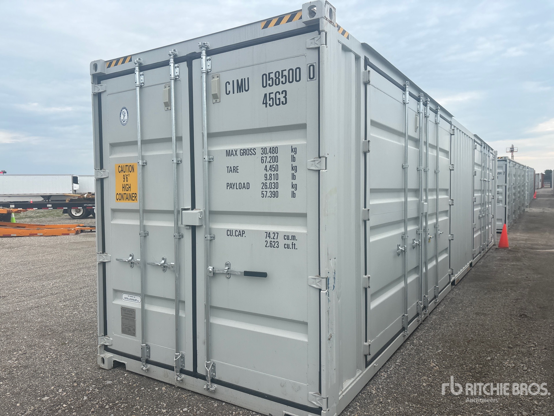 2026 40 ft High Cube Multi-Door Storage Container