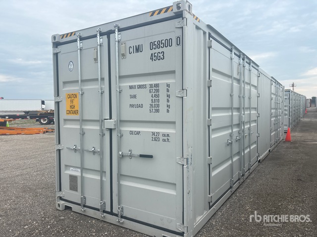 2026 40 ft High Cube Multi-Door Storage Container
