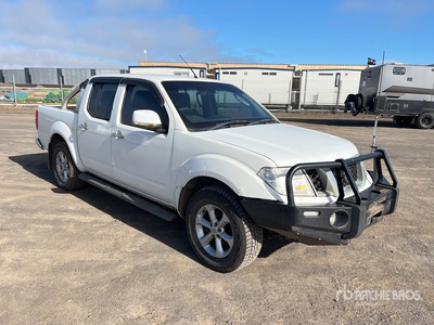 2012 Nissan Navara ST 4x4 Dual Cab Ute