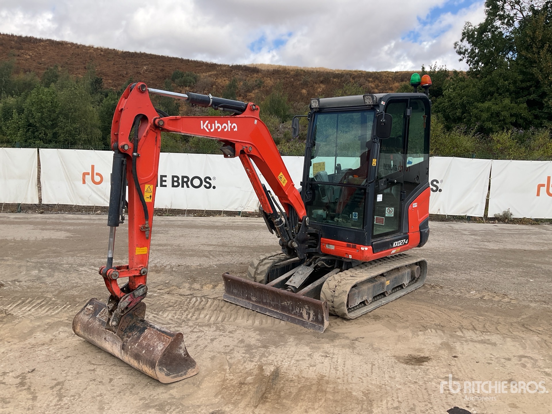2017 Kubota KX027-4 Mini Excavator