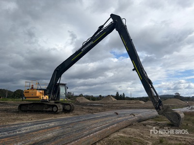 2022 Hyundai Robex HX300LR Long Reach Escavatore cingolato