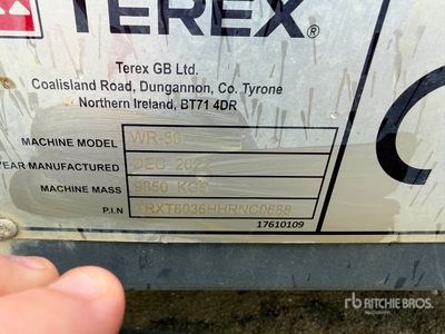 2022 Terex/Finlay WR80 Portable Stacking Discharge ناقل