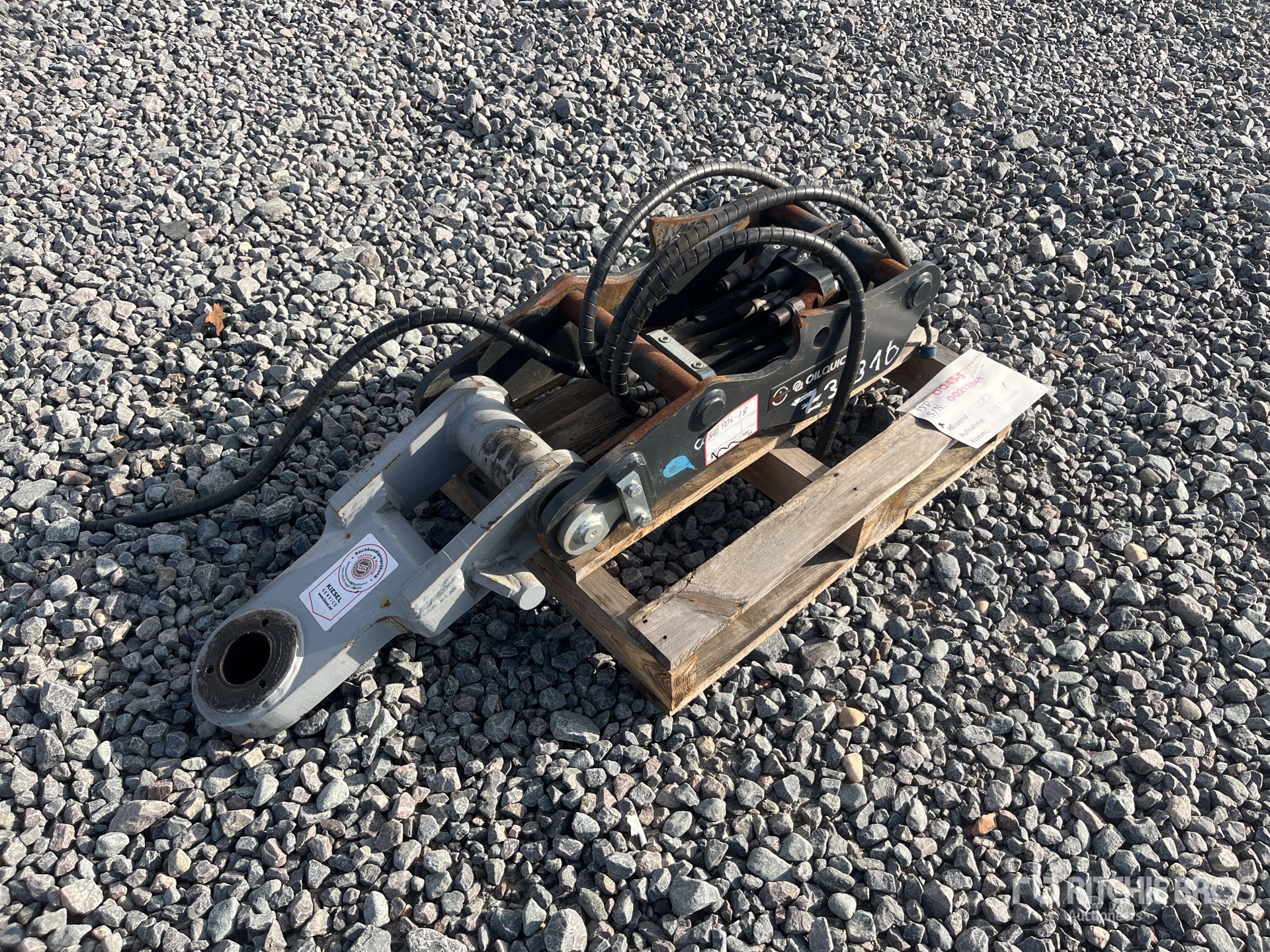2022 oil quick OQ45-5 Adapter Plate incl.Hoses