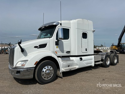 2017 Peterbilt 579 6x4 Cabeza Tractora Cabina Dormitorio