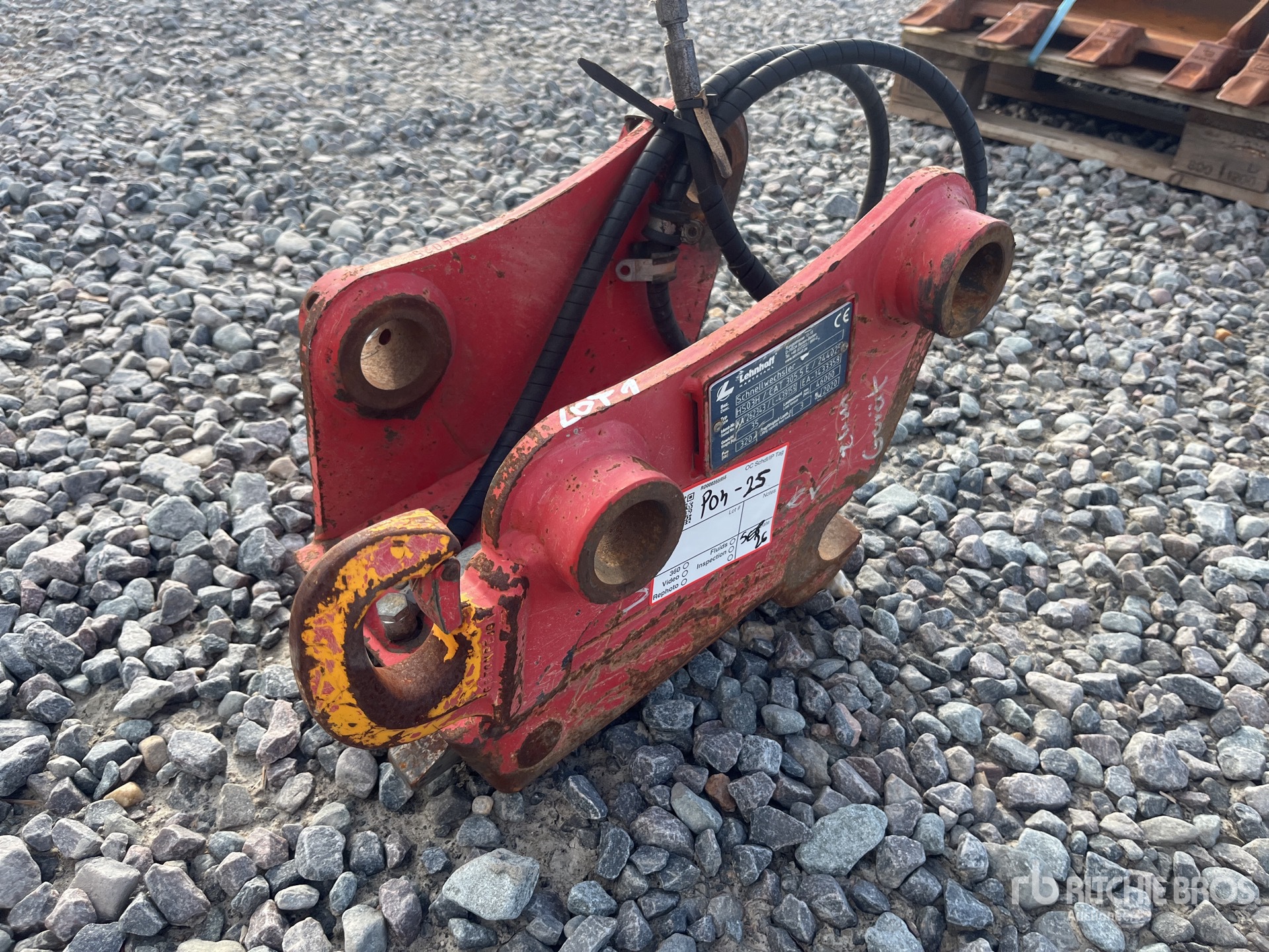 2020 Lehnhoff HS03 Hydr, with Hook , fit CAT 305-306 Quick Coupler