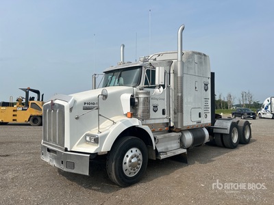 2014 Kenworth T800 6x4 T/A Sleeper Truck Tractor